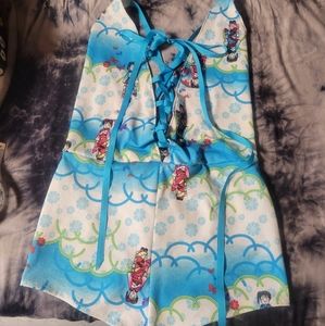 Handmade sexy bodysuit lace up